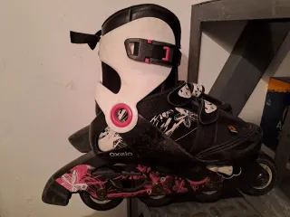 Patines,bolsa y proteccioned Oxelo Decathlon