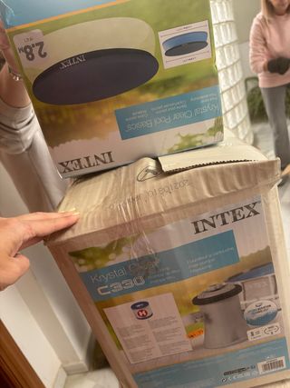 Filtro Bomba Intex Krystal Clear C330 mas piscina