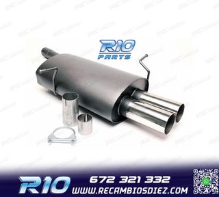 SILENCIOSO ESCAPE BMW SERIE 3 E46 1998-2001 x2