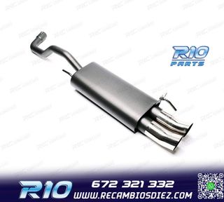 SILENCIOSO ESCAPE PARA VOLKSWAGEN VW POLO 1994-2001 x2 DTM