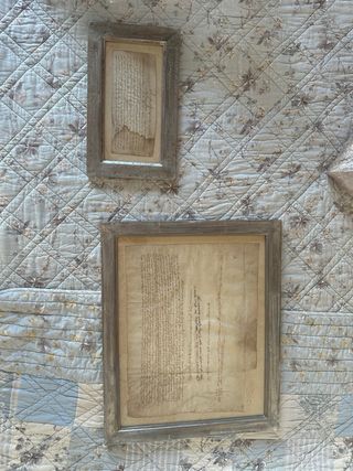 Cuadros escrituras antiguas para despachos