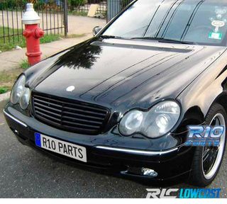 FAROS PARA MERCEDES CLASE C W203 00-04 FONDO NEGRO