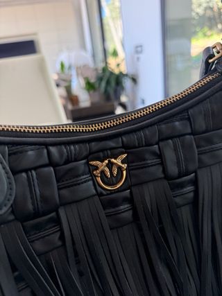 Borsa Pinko Nera con Piume