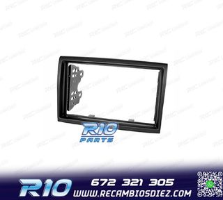 MARCO NEGRO RADIO 2-DIN PARA CITROEN JUMPER PEUGEOT BOXER FI