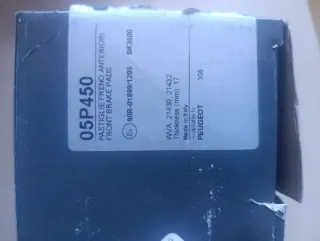 Pastillas de freno Peugeot 306 Nuevas