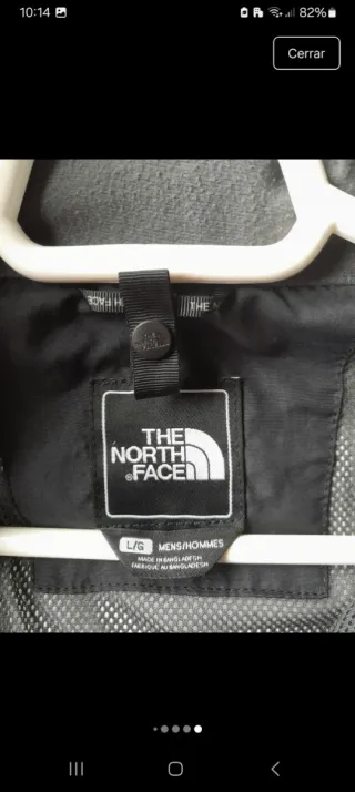 Chaqueta The North Face Negra y Gris