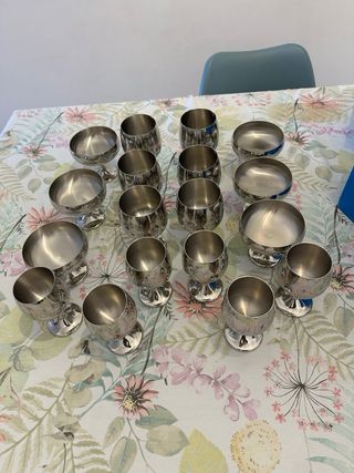 6 coppe AMC acciaio inox frutta/dessert