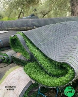 Césped artificial reciclado