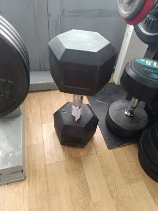 Mancuerna hexagonal 15kg
