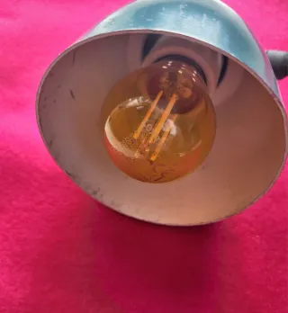 Lámpara Taller  Metal Azul