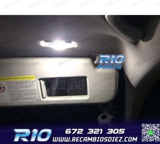 KIT 10 BOMBILLAS LED INTERIOR ACCESORIOS DE ASIENTO PARA SEA