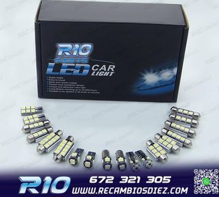 KIT 10 BOMBILLAS LED INTERIOR ACCESORIOS DE ASIENTO PARA SEA