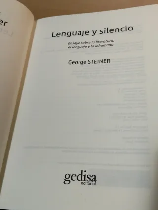 Lenguaje y silencio