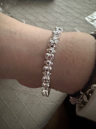 Pulsera Plata Ositos
