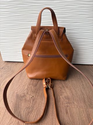 Mochila bolso El Potro Piel Ubrique Marrón