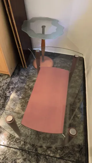 Mesitas de cristal nuevas