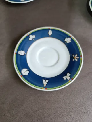 Set 6 tazze da caffè in porcellana