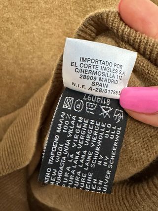 Jersey de lana 100% Dustin Talla L