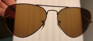 Gafas de sol Ray-Ban Aviator Marrones y Doradas