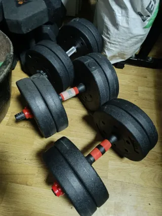 Mancuernas 12kg cada una ajustables