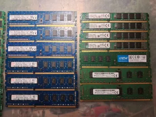 Lote Memorias RAM DDR, DDR2, DDR3