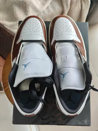 Zapatillas Jordan 1 Marrón y Blanco