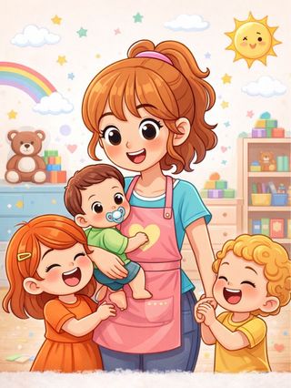 Ofrezco servicio de cuidado de niños.