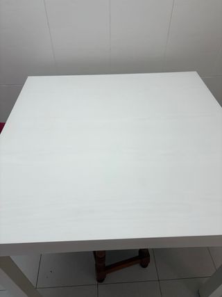 Mesa extensible blanca Ikea