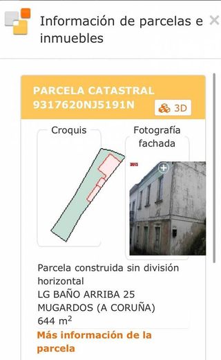 Casa en venta en Mugardos