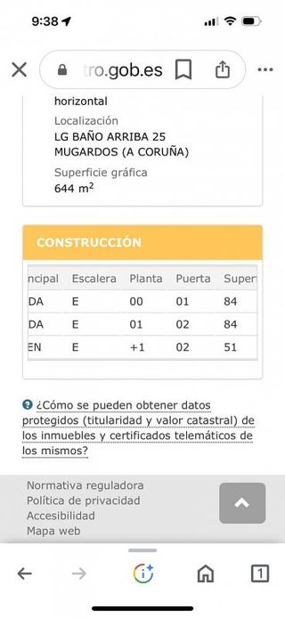 Casa en venta en Mugardos