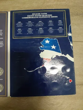 Álbum Coleccionista Monedas Statehood Quarters