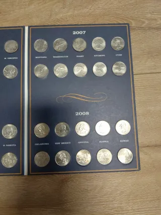Álbum Coleccionista Monedas Statehood Quarters