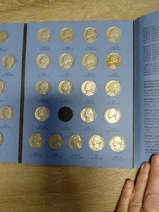 Carpeta Jefferson Nickels Whitman 1938-1961