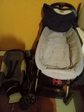 Bebecar Trio Capazo + Maxicosi + Silla Paseo