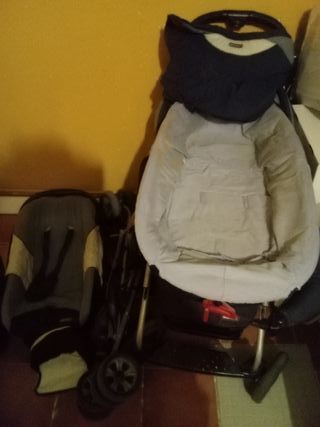 Bebecar Trio Capazo + Maxicosi + Silla Paseo
