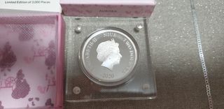 Moneda ONZA Plata Disney Aurora 2020