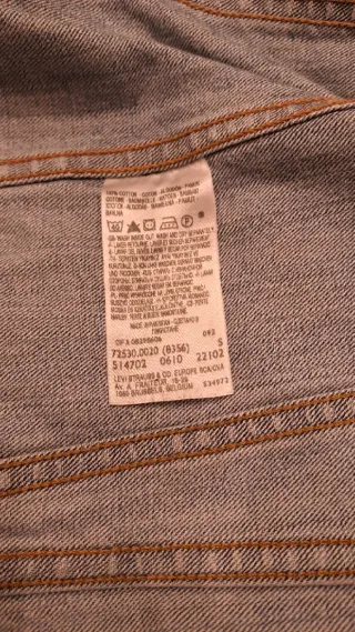 Giacca jeans Levi's blu taglia S