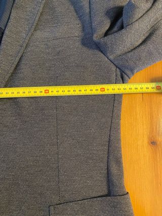 Giacca uomo grigio/blu scuro tg 52