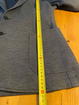 Giacca uomo grigio/blu scuro tg 52