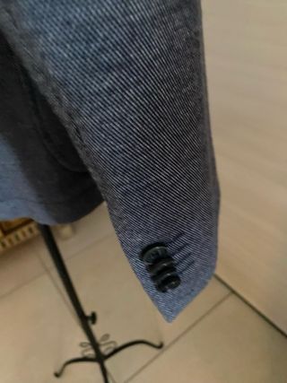 Giacca uomo grigio/blu scuro tg 52