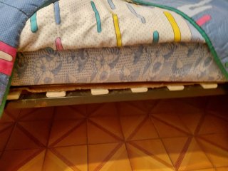 Conjunto cama individual.