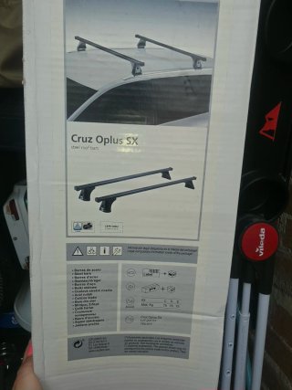 Barras de techo Cruz Oplus SX, para un mazda cx7