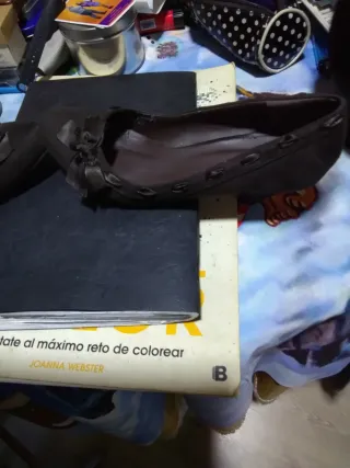 Zapatos de ante MARYPAZ marrones oscuros