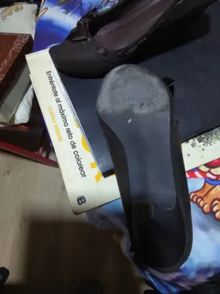 Zapatos de ante MARYPAZ marrones oscuros