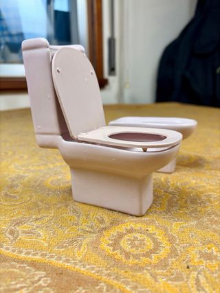 Mini set wc + bidet Gala in ceramica