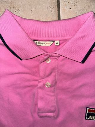 Polo Fila Rosa Uomo