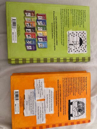 Libros infantiles El Diario de Greg 2, 3