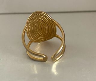Anillo Dorado Vintage Boho Ajustable
