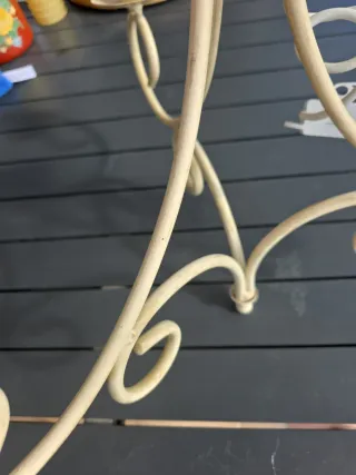 Lámpara de techo beige metal