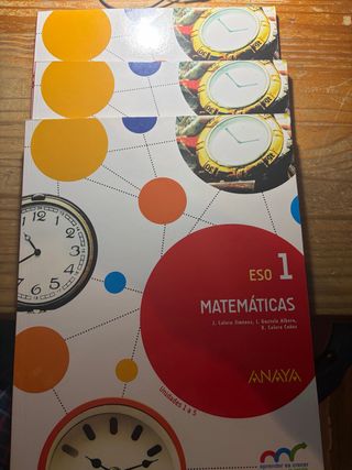 Libro profesor matematicas 1 ESO ANAYA